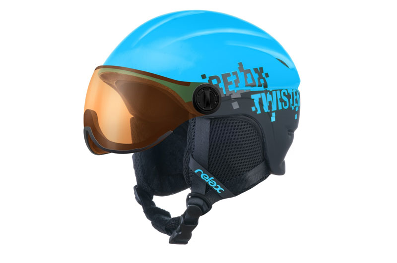 Ski-kacige Relax Twister visor